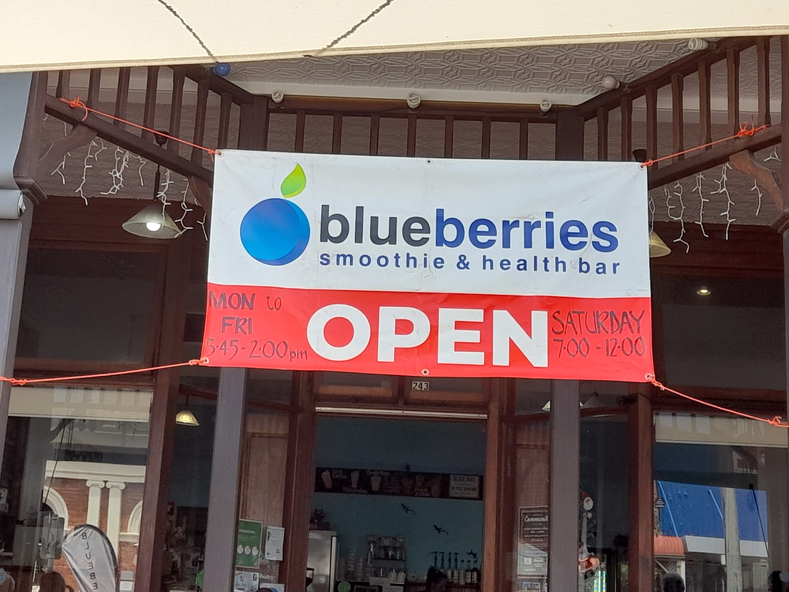 Blueberries Smoothie & Health Bar